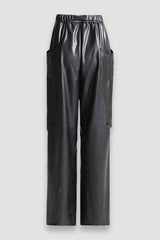 Charlotte Lederhose in Schwarz