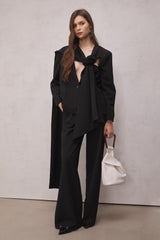 Claire Cutout Blazer Set In Black