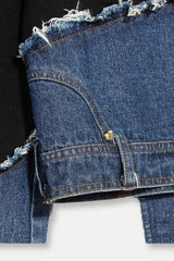 Asymmetrisches Jeanstop „Clara“