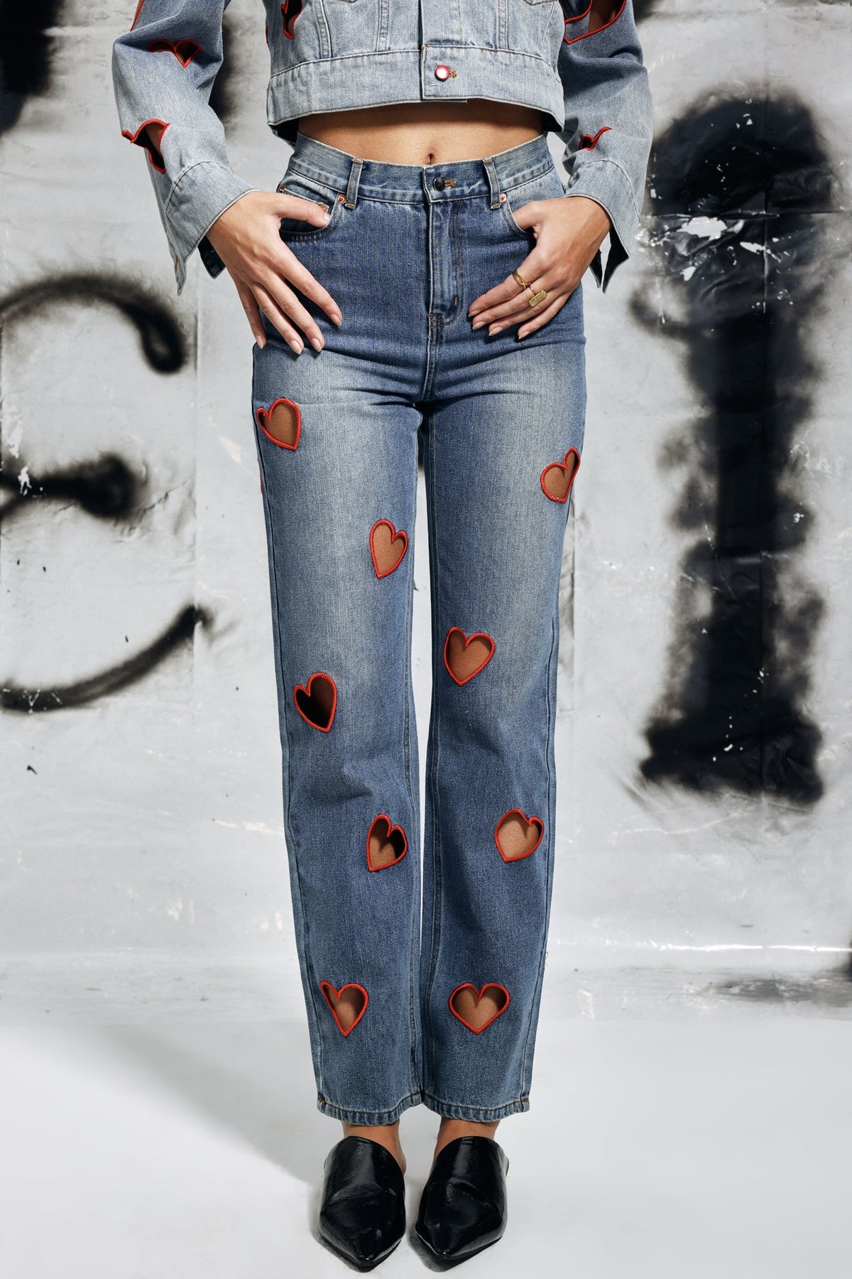 Dora Love Cutout Jeans