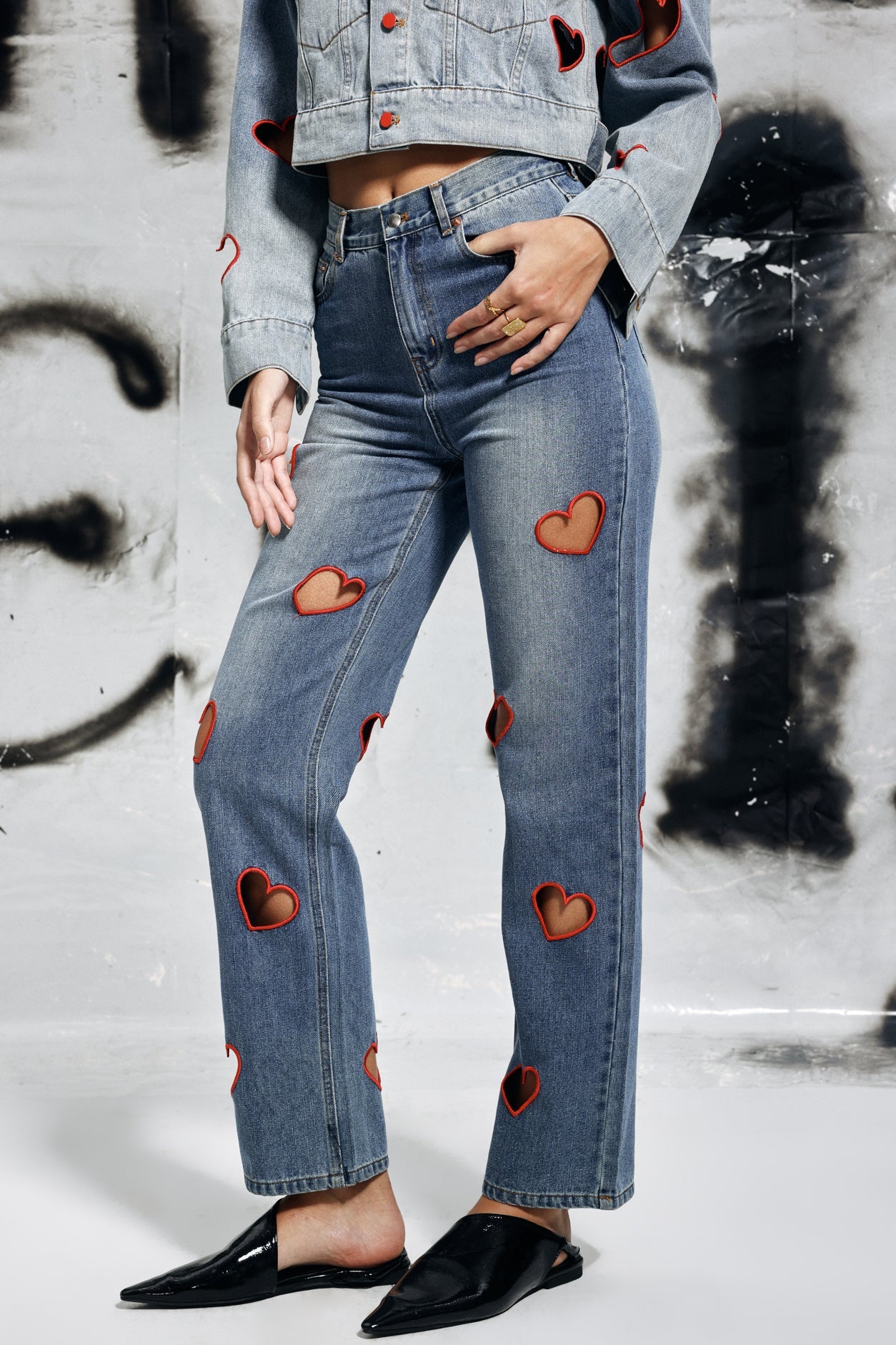 Dora Love Cutout Jeans