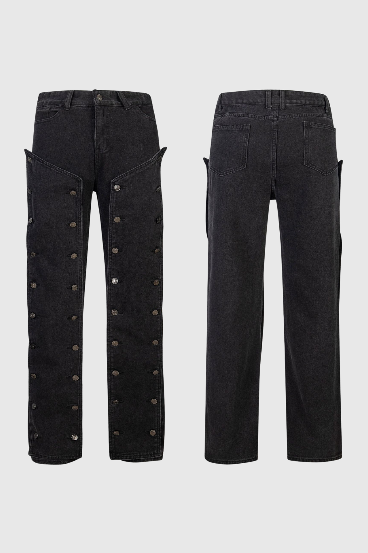 Dream Button Jeans In Black