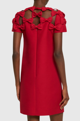 Elina Minikleid mit Schleife und kurzen Ärmeln