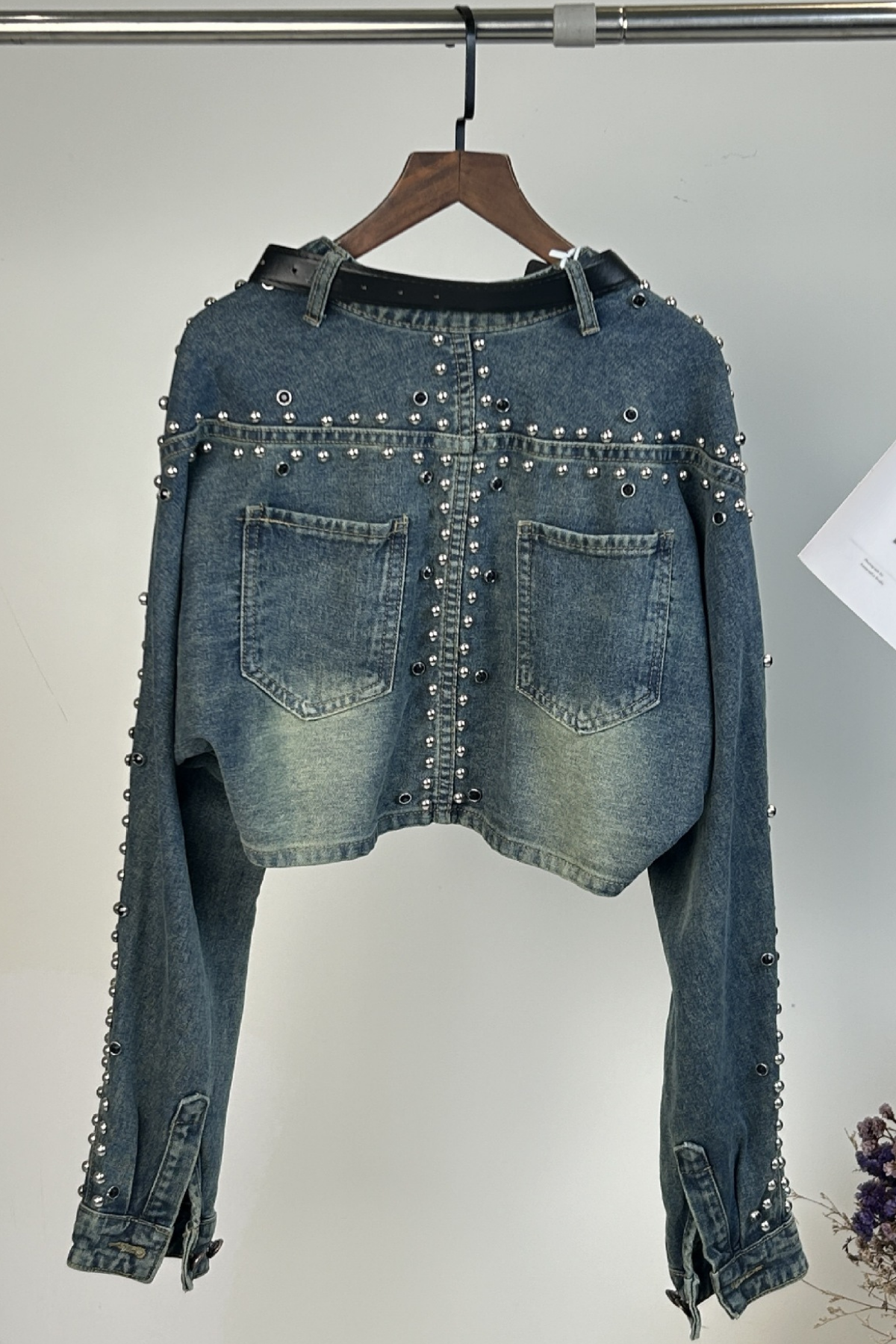 Ellis Deconstruct Studded Patchwork Jacket