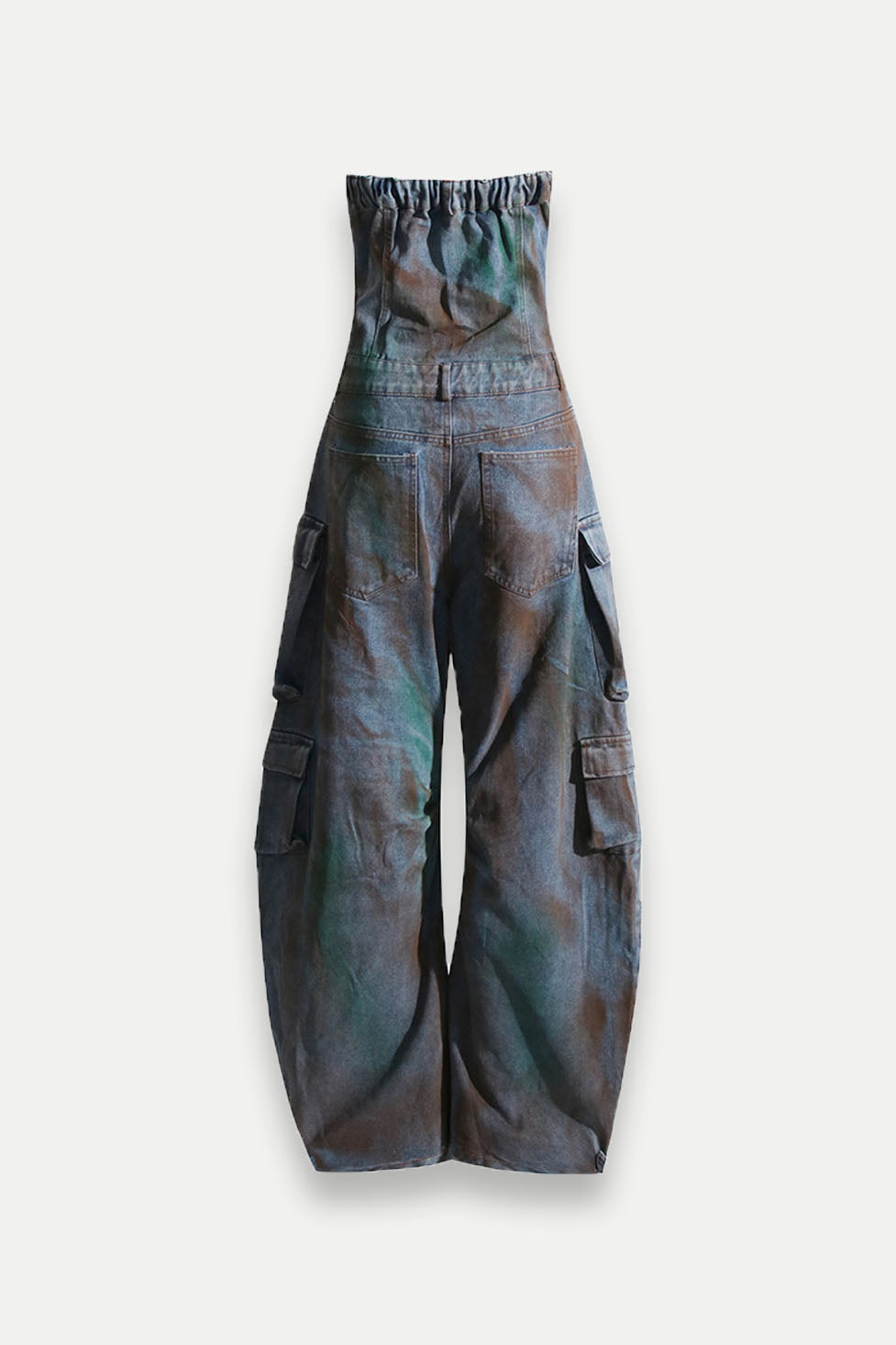 Emma Camouflage Denim Jumpsuit