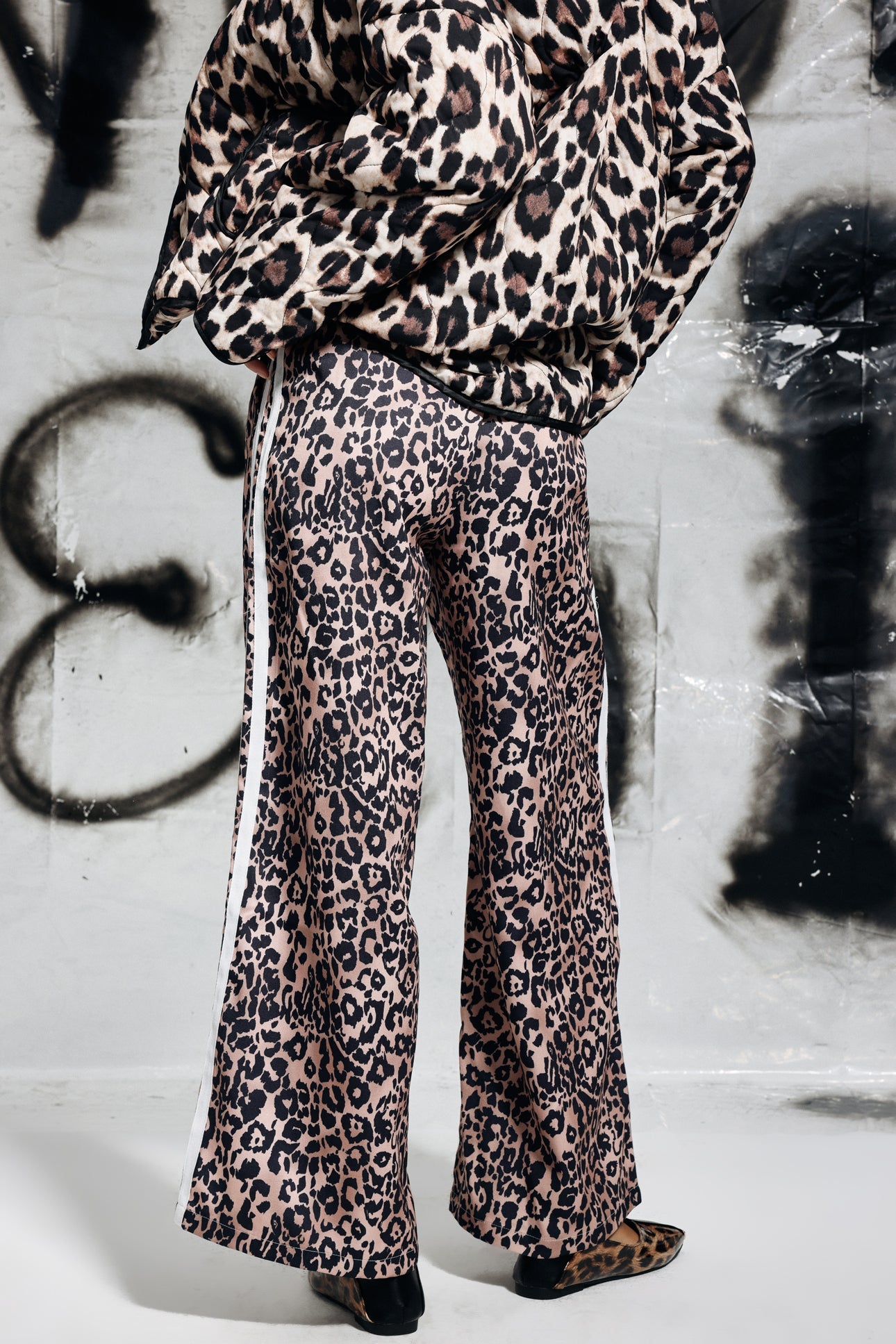 Emmett Leopard Stripe Deconstruct Pants