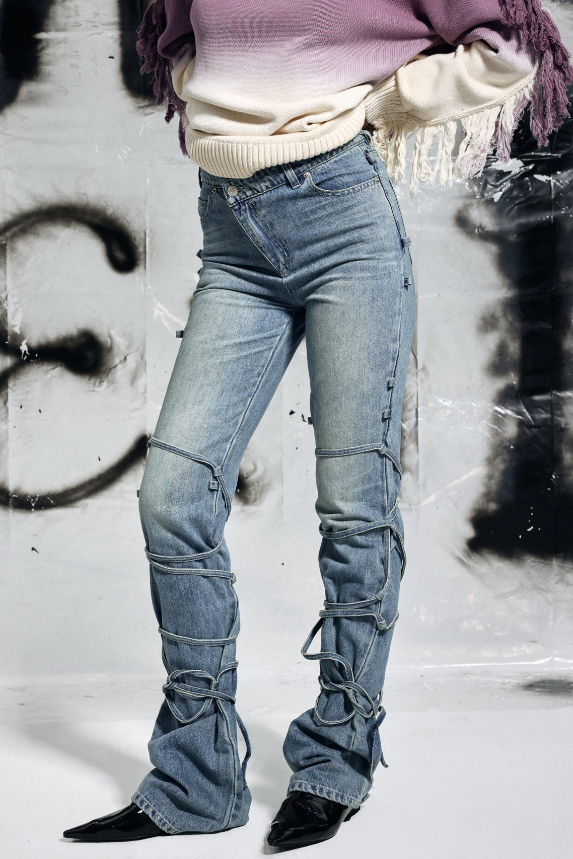 Emryn Lace Up Jeans