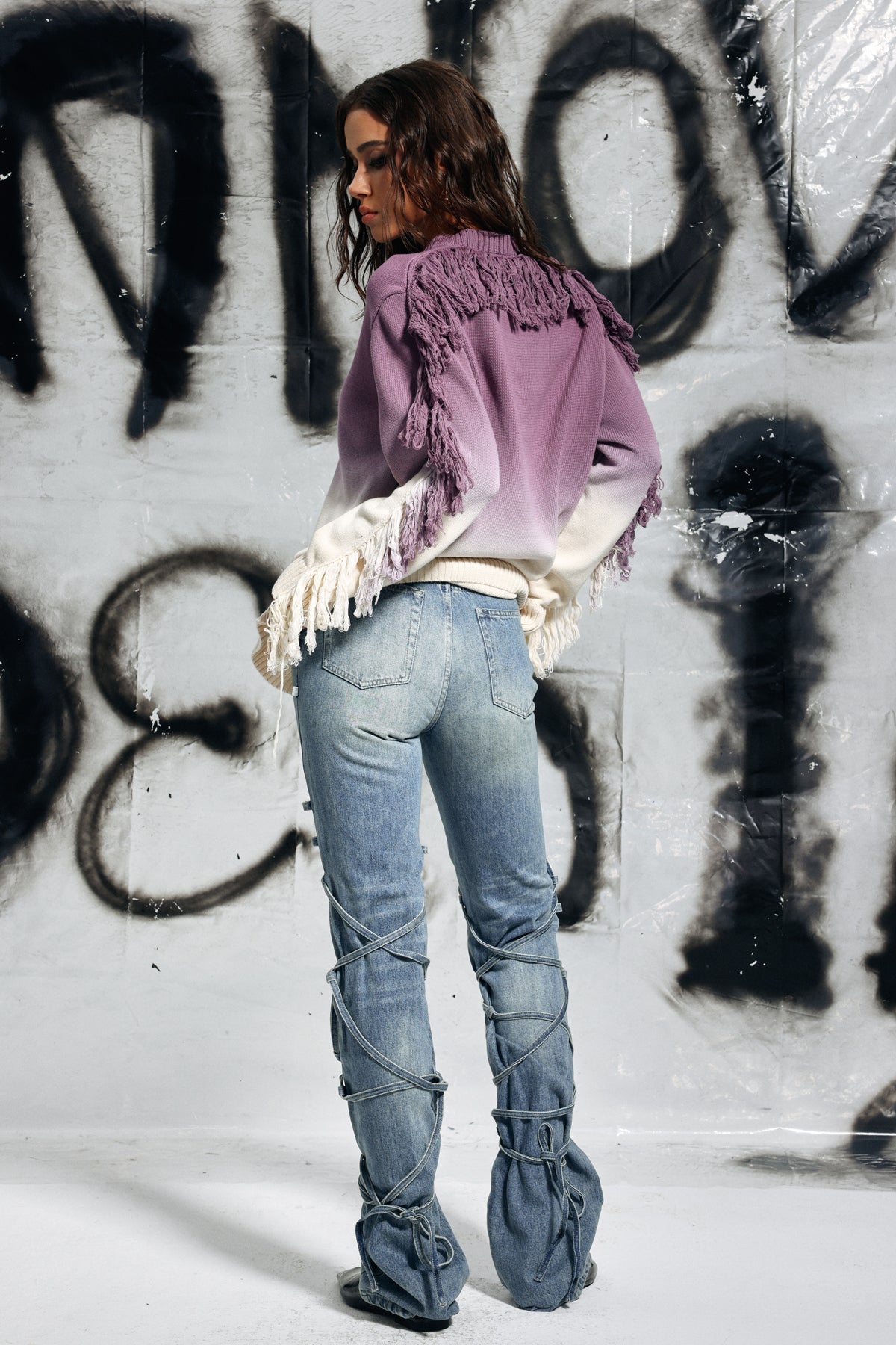 Emryn Lace Up Jeans