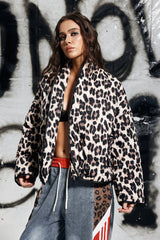 Fern Leopard Cotton Jacket