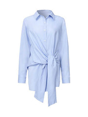 Indiebeautie Solid Tied Shirt
