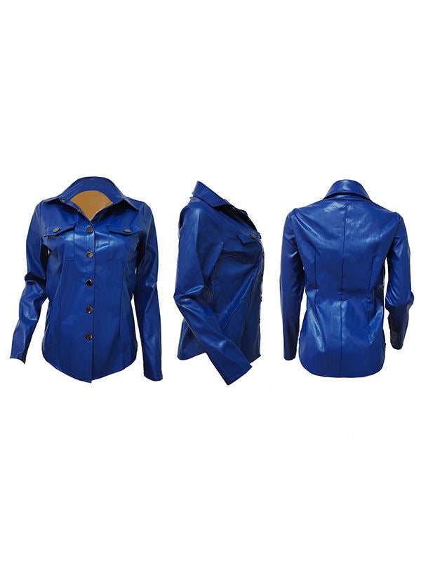 Indiebeautie Faux Leather Shirt