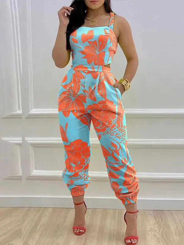 Indiebeautie Tied Back Jogger Jumpsuit