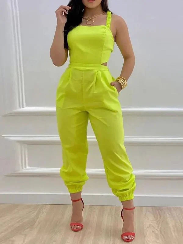 Indiebeautie Tied Back Jogger Jumpsuit