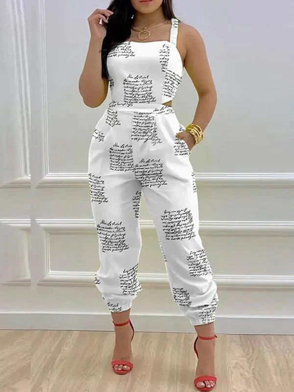 Indiebeautie Tied Back Jogger Jumpsuit