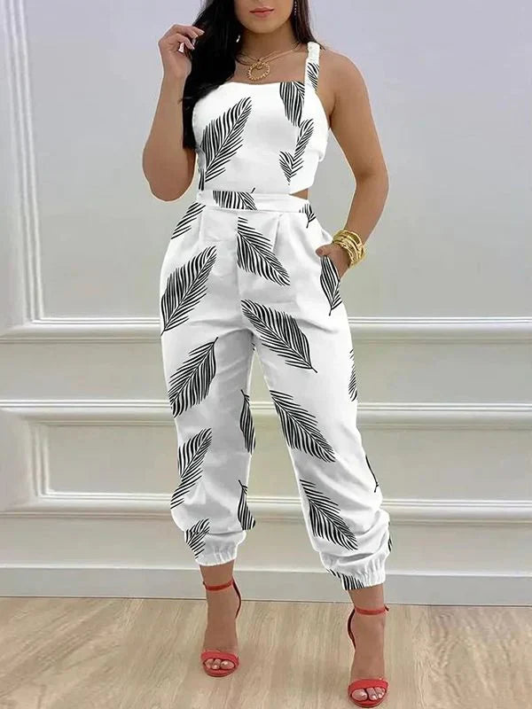 Indiebeautie Tied Back Jogger Jumpsuit