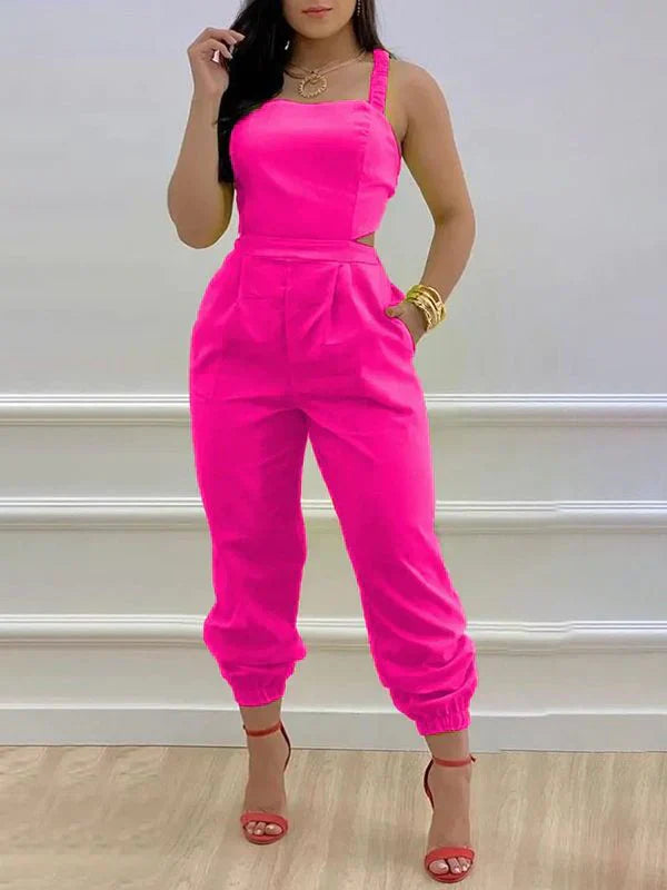 Indiebeautie Tied Back Jogger Jumpsuit