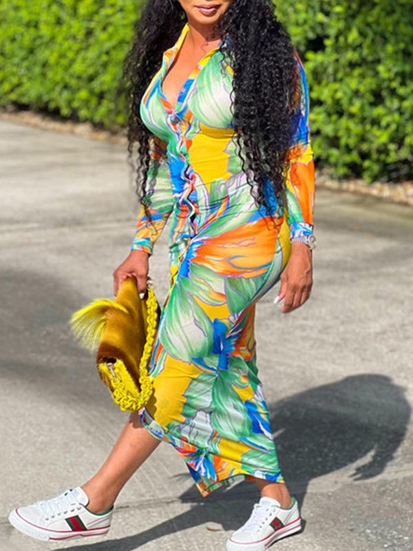Indiebeautie Floral Shirt Dress