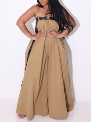 Indiebeautie Strapless Belted Jumpsuit