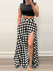 Indiebeautie Dot Slit Skirt