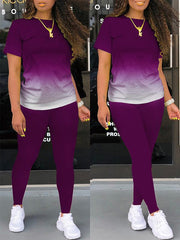 Indiebeautie Ombre Tee & Pants Set