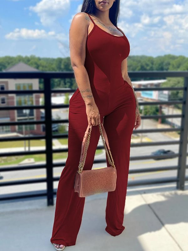 Indiebeautie Solid Cami Jumpsuit