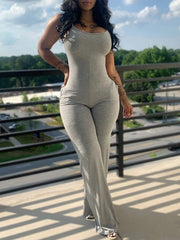 Indiebeautie Solid Cami Jumpsuit