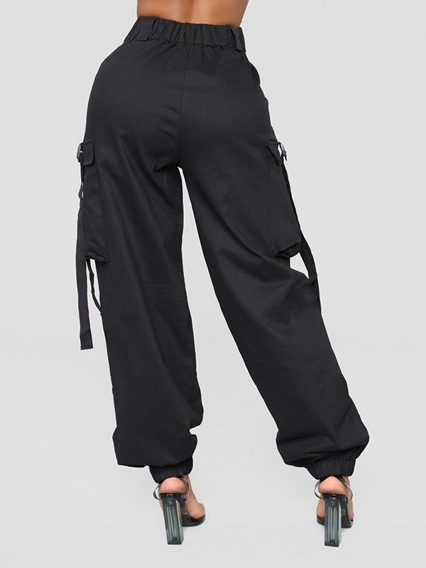 Indiebeautie Solid Cargo Pants