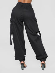 Indiebeautie Solid Cargo Pants