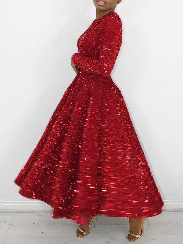 Indiebeautie Sequin Midi Dress