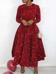 Indiebeautie Sequin Midi Dress