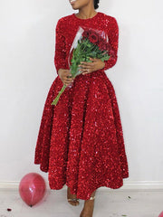 Indiebeautie Sequin Midi Dress