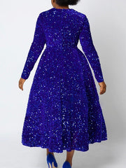 Indiebeautie Sequin Midi Dress
