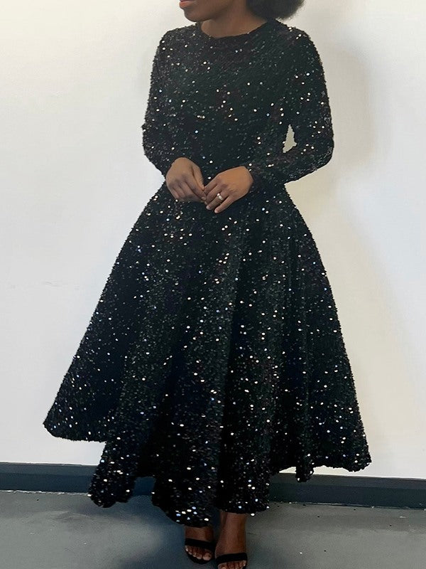 Indiebeautie Sequin Midi Dress