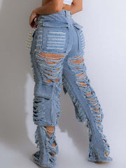 Indiebeautie Ripped Cargo Jeans