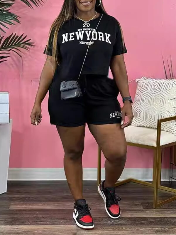 Indiebeautie Logo Tee & Shorts Set