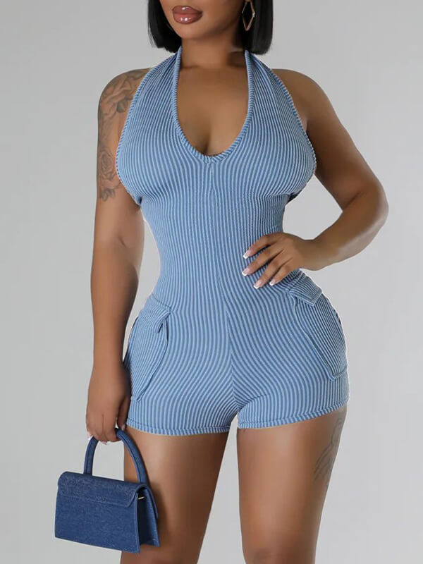 Indiebeautie Halter Cargo Romper