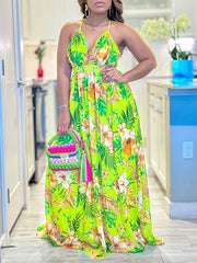 Indiebeautie Printed Cami Maxi Dress