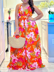 Indiebeautie Printed Cami Maxi Dress