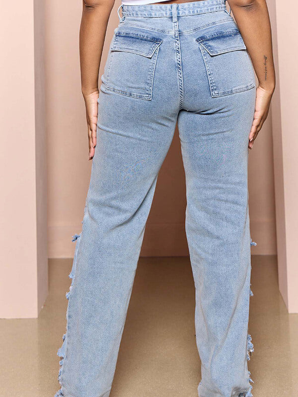 Indiebeautie Ripped Cargo Jeans