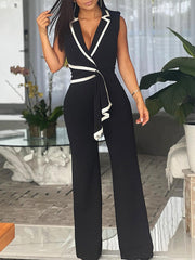 Indiebeautie Draped Sleeveless Jumpsuit