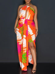 Indiebeautie Printed Halter Dress