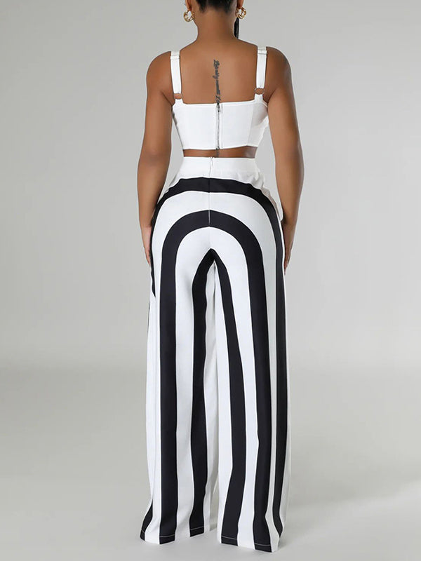 Stripe Cami Top & Pants Set