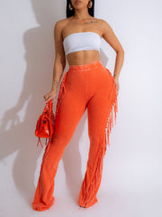 Fringe Combo Pants