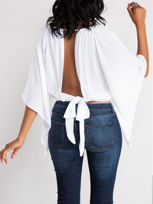 Indiebeautie Tie-Back Butterfly Top