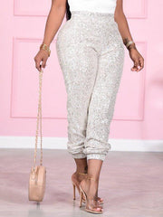 indiebeautie Sequin Jogger Pants