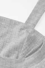 Grey Low Cut Pack Hip Dress