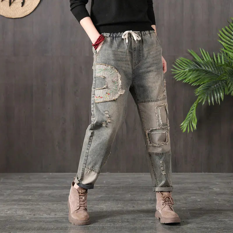 ODETTA DENIM-HOSE