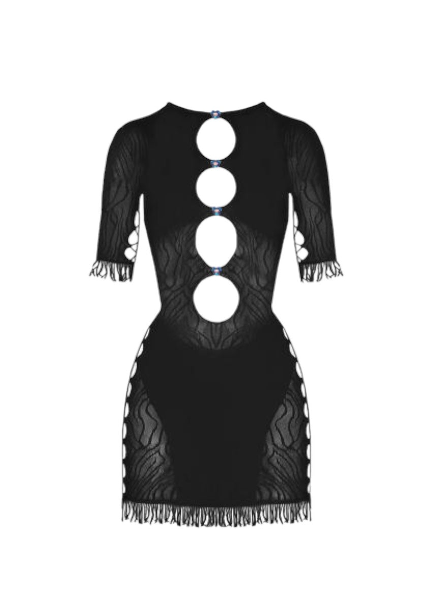 Figurbetontes Netzkleid