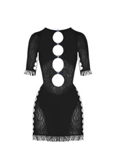 Figurbetontes Netzkleid