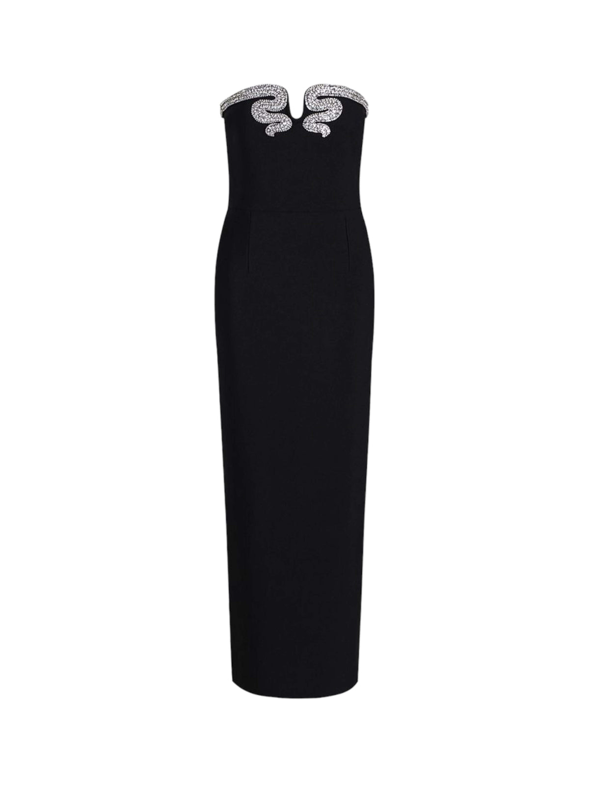 Abendkleid mit Kristallverzierungen